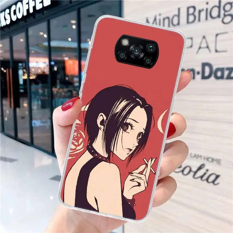 NaNa Osaki Anime Soft Phone Case for Xiaomi Poco X6 X5 X4 Gt X3 Nfc F6 F5 Pro M5s M5 M4 M3 F4 F3 F2 F1 Capa Coque Cover for Xiao