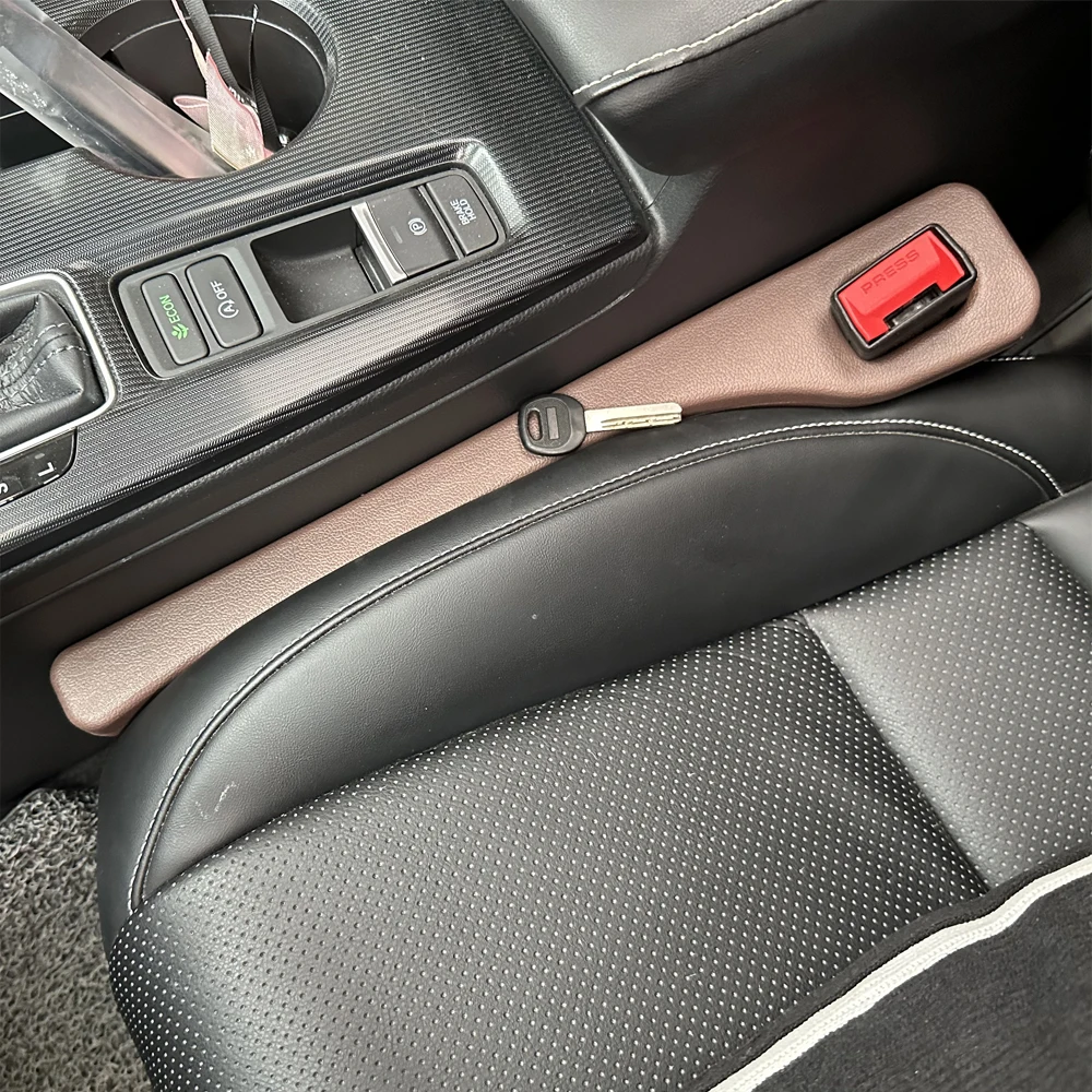 Per Tesla Model 3 Y S X accessori 2 pezzi Gap per seggiolino auto striscia di riempimento a prova di perdite con cucitura laterale con striscia di