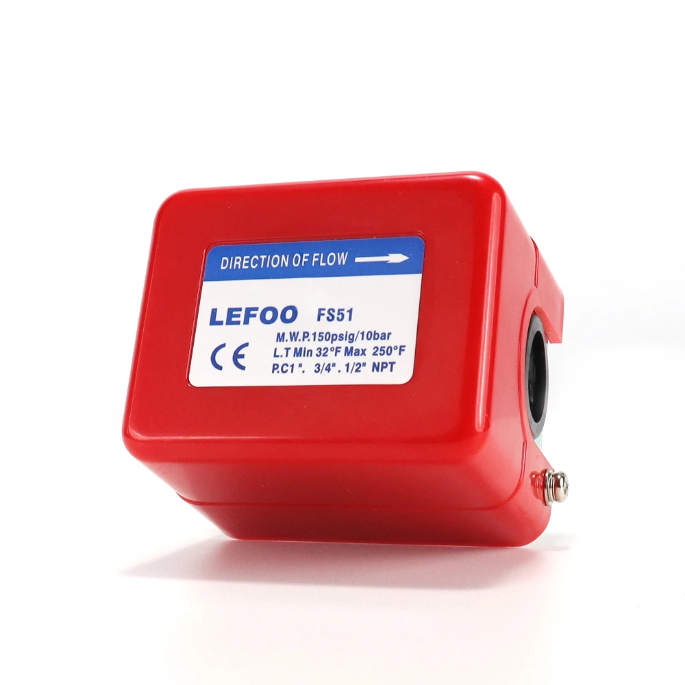 LEFOO FS51/52 BSP Connection Electronic Liquid Water Control Flow Switch