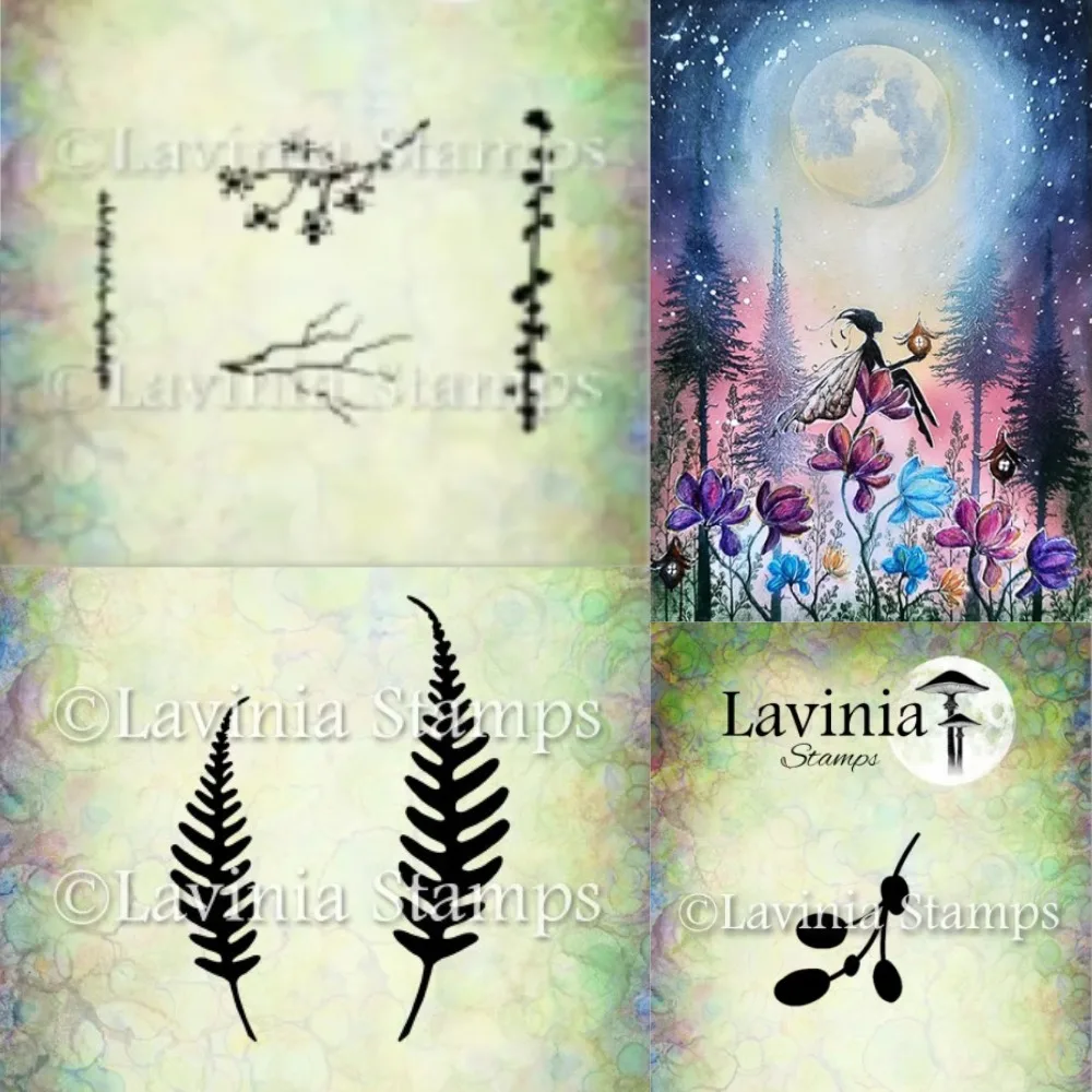 

Branches fruits and moon for 2025 Metal Cutting Die And Stamps Scrapbooking Background DIY Decoration Craft Embossing Stencil