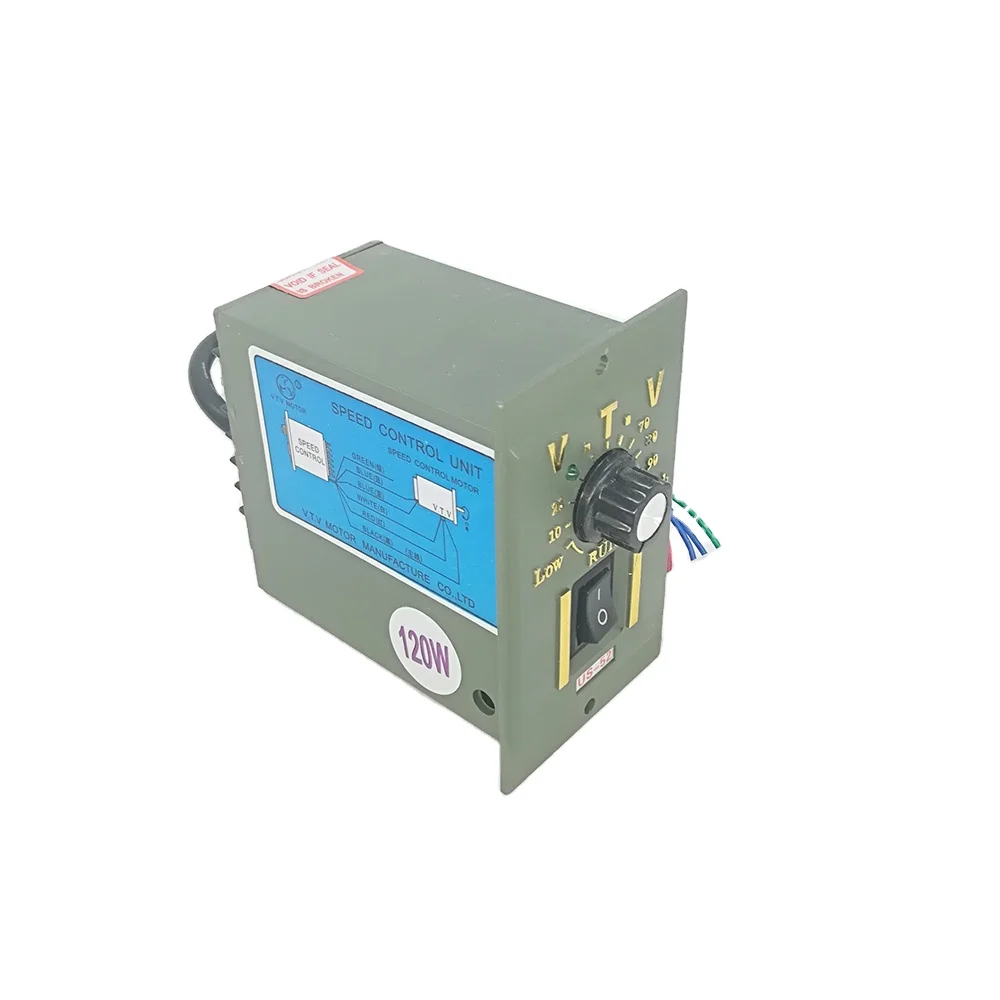 

VTV AC 220v Induction Gear Motor Speed Control 120w Reduction Gear Box