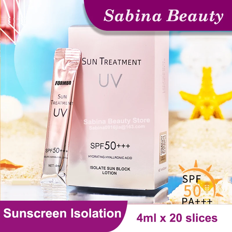 

Лидер продаж, изолирующий солнцезащитный лосьон для ухода за кожей, увлажняющий, УФ-защита, солнцезащитный крем, маленькая сумка, портативная упаковка