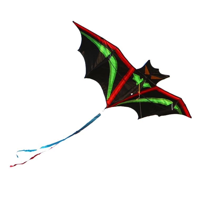 

free shipping high quality bat kite with handle line outdoor flying toy nylon ripstops kids kite surf octopus kite factory new