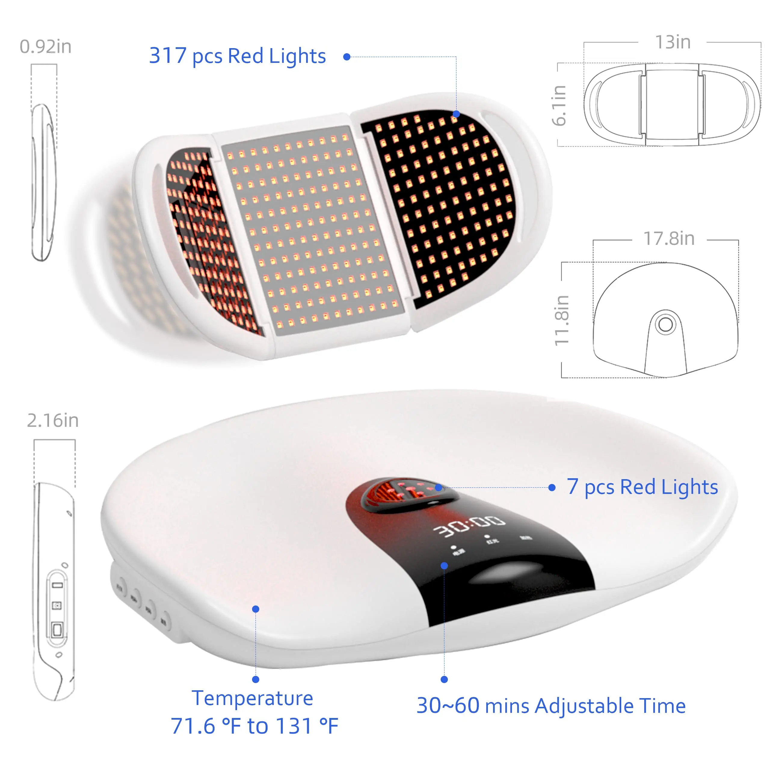 

Prostate therapy device Red Light Therapy Device Dysuria Nocturia Painful Urination Prostatic Hyperplasia Sitting Physiotherapy