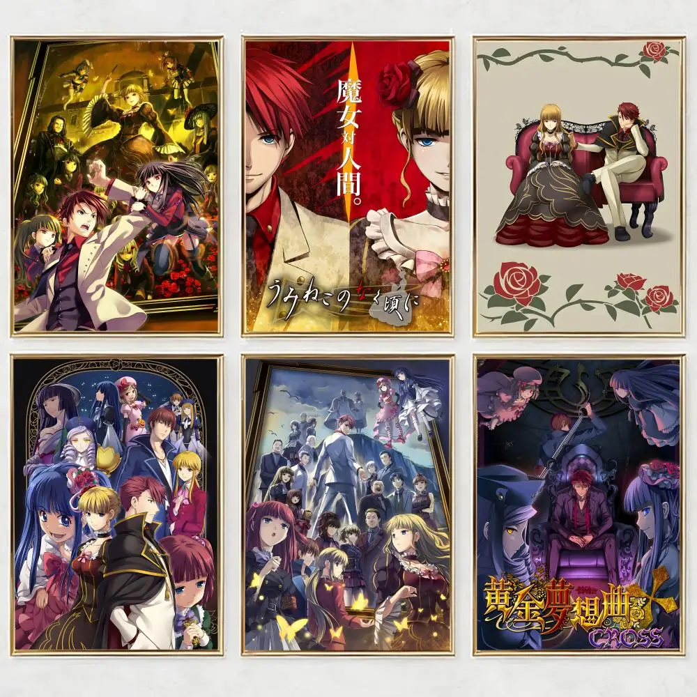 mystery anime Umineko When They Cry Poster HD Waterproof Sel