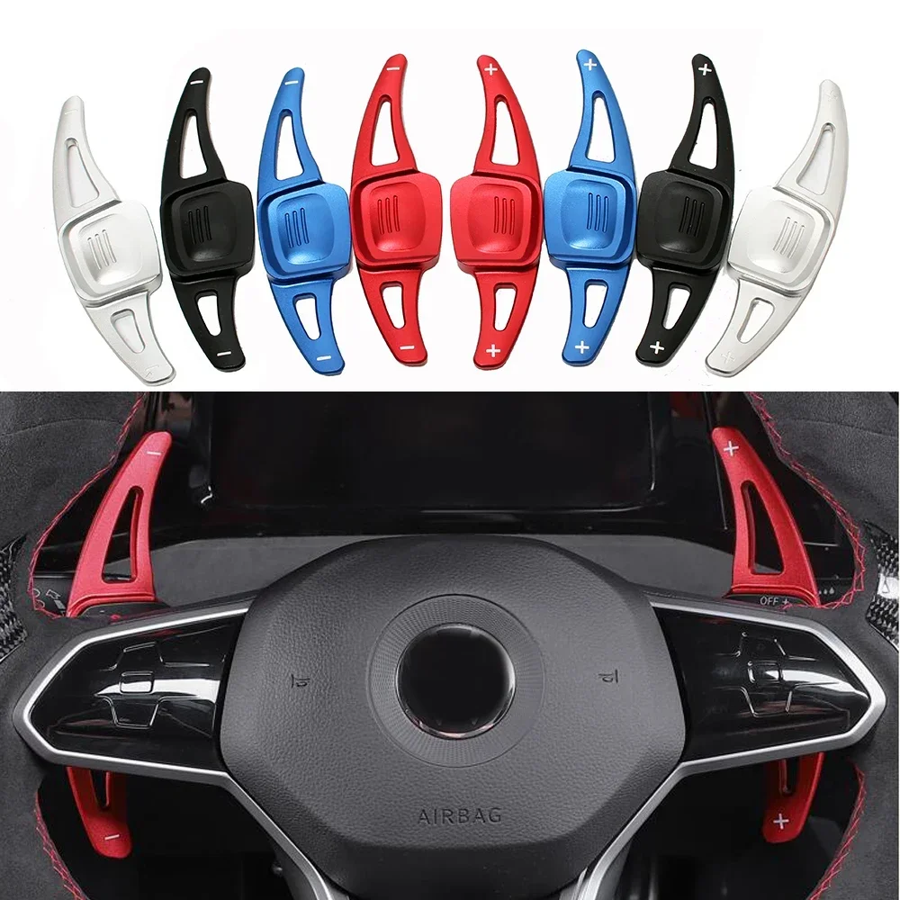 

for volkswagen Golf 8 MK8 R GTI R Line Accessories 2020 2021 2022 Aluminum Car Steering Wheel Shift Paddle Extension 2PCS