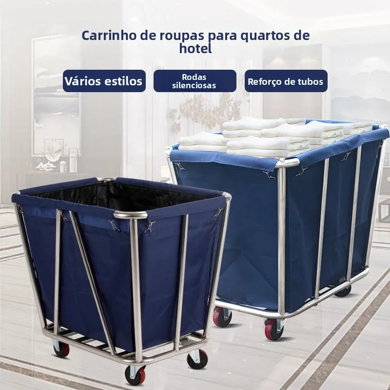 chariot-a-linge-en-acier-inoxydable-epaissi-en-forme-de-cone-chariot-de-service-de-chambre-d'hotel-camion-de-collecte-de-linge-sale-vehicule-de-recyclage-de-linge-sale