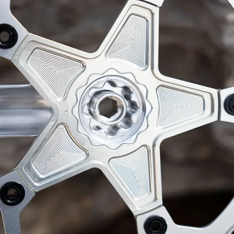 

PASS QUEST 30 Series Square Hole Crank Modified Parts: Ideal for White Industry Special Spider Folding Bikes