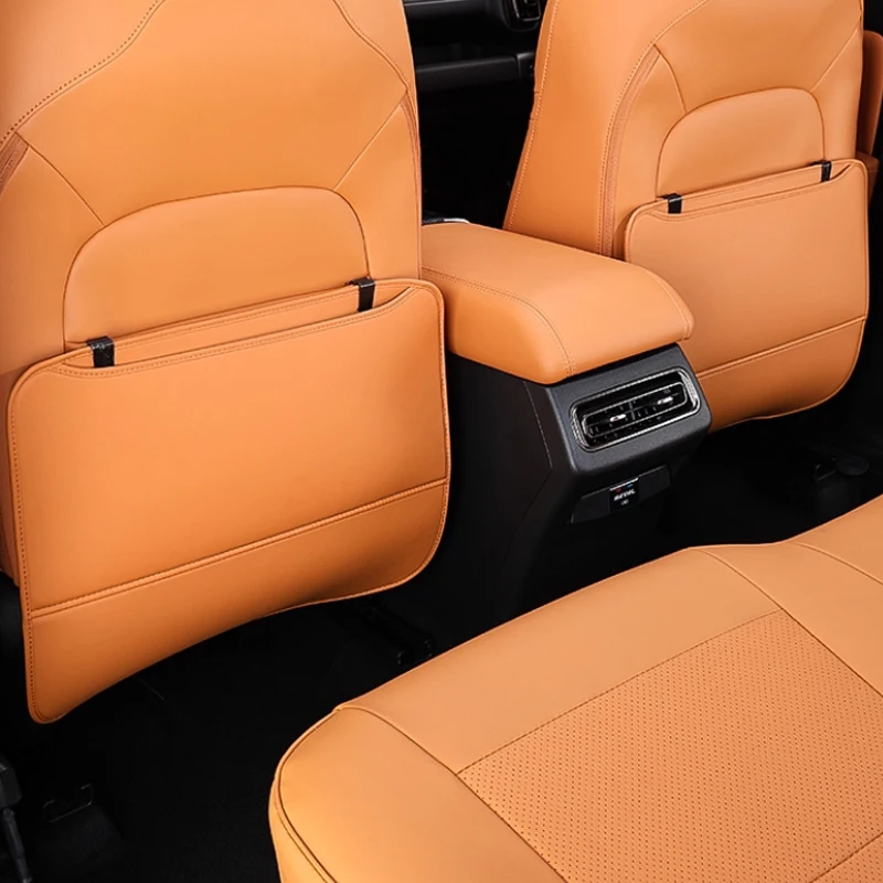 

For Haval Raptor 2025 2026 Seat Anti Kick Pad Leather Special Protective Pad Rear Anti Kick Pad Modified Decorative Accessories