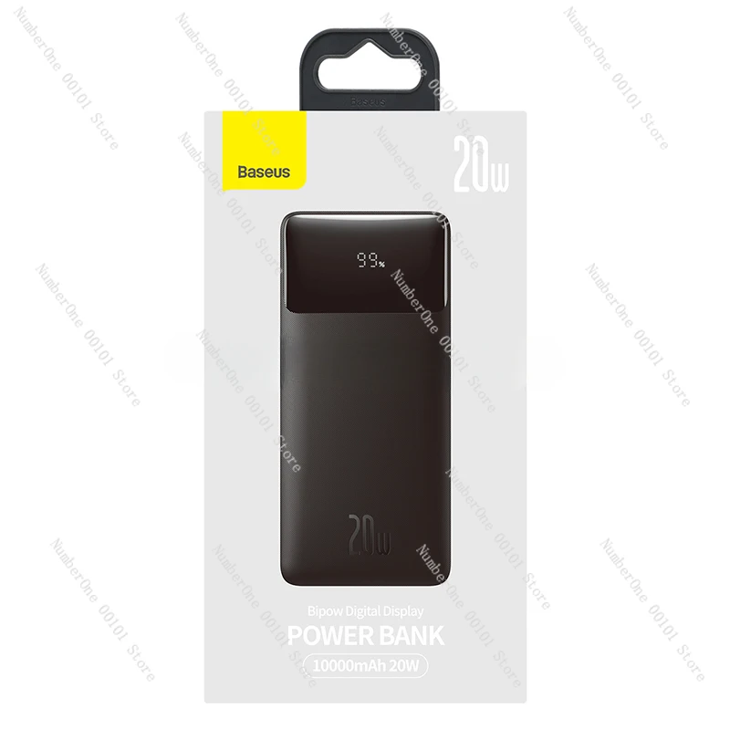 New 20W Bipow 10000mAh Digital Display 20000mAh Power Bank 30000mAh PPDML 100% Original