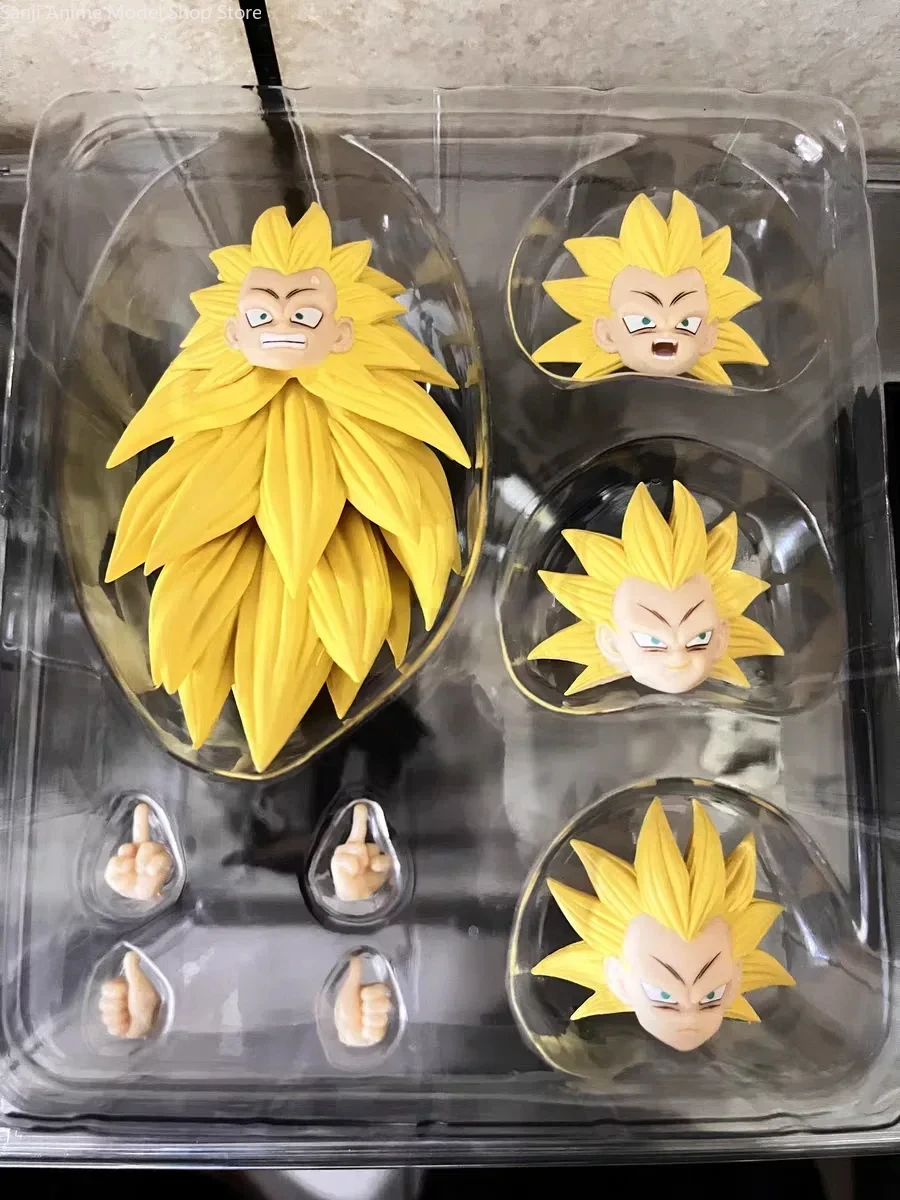 Kit Accessori Testa S.H.Figuarts SSJ3 Gotenks: L’Essenza del Potere Anime per Collezionisti Italiani