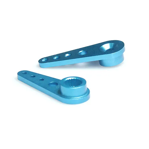 แขนเซอร์โวโลหะแบบกำหนดเองจาก Feetech ผลิตด้วยเครื่อง CNC จำนวน 2 ชิ้น สำหรับ Hite C Fut Aba-สำหรับเครื่องบินบังคับวิทยุที่ใช้พลังงานจากแบตเตอรี่