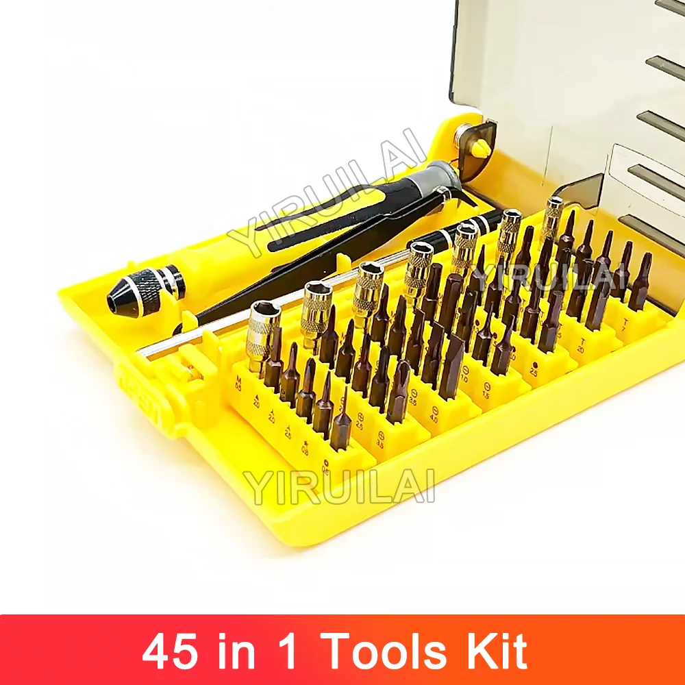 طقم مفك براغي 32 في 1 طقم يدوي مغناطيسي صغير متعدد الوظائف لأداة إصلاح إلكترونية للكمبيوتر والهاتف المحمول