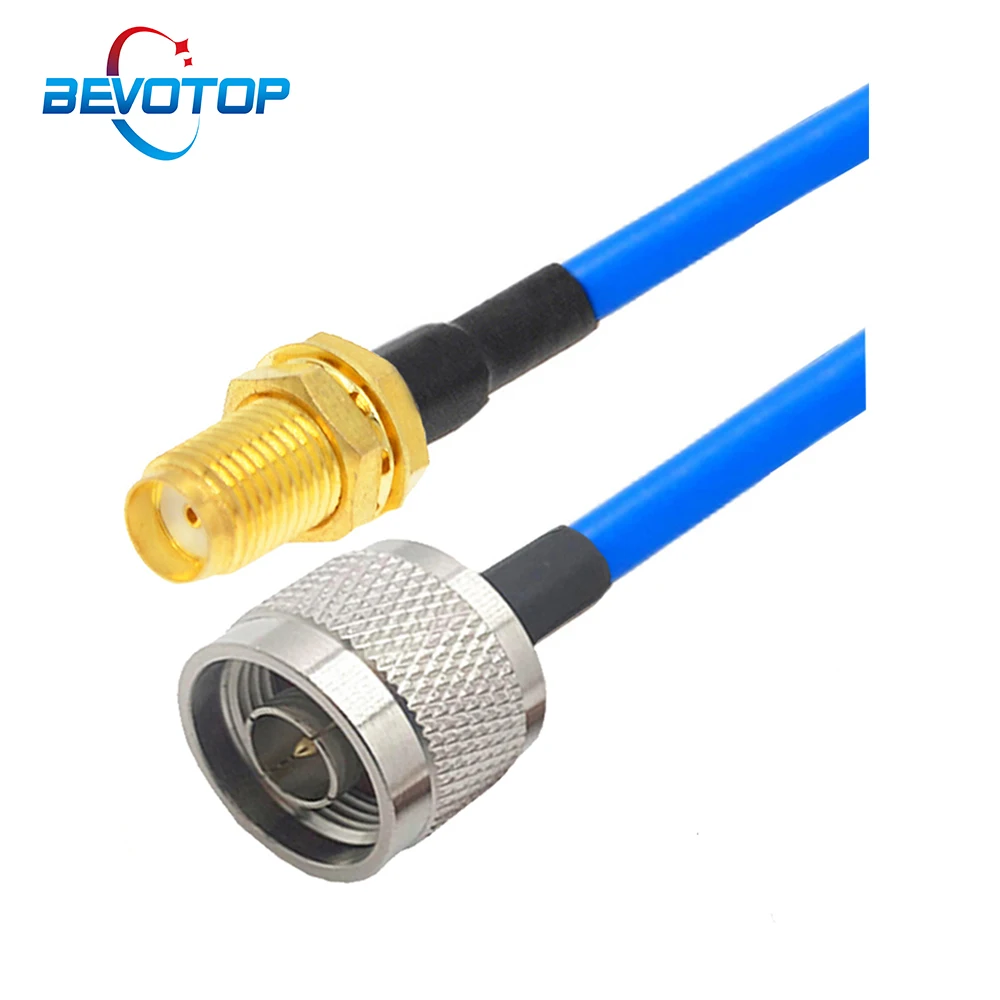 N Male to SMA Female RG402 RF Coaxial Radio Antenna Extension Cable 50 Ohm High Quality RF Pigtail Jumper 15CM 50CM 1M 2M 5M 10M