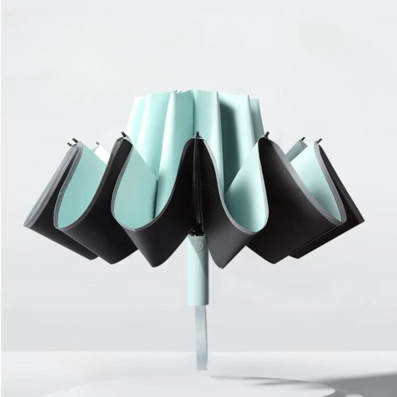 

Reverse Umbrella Automatic Large Portable Reinforced Thickened Strong Wind Resistant Male and Female Students