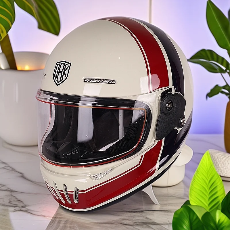 

Motorcycle helmet, retro helmet, motorcycle helmet, full helmet for both men and women