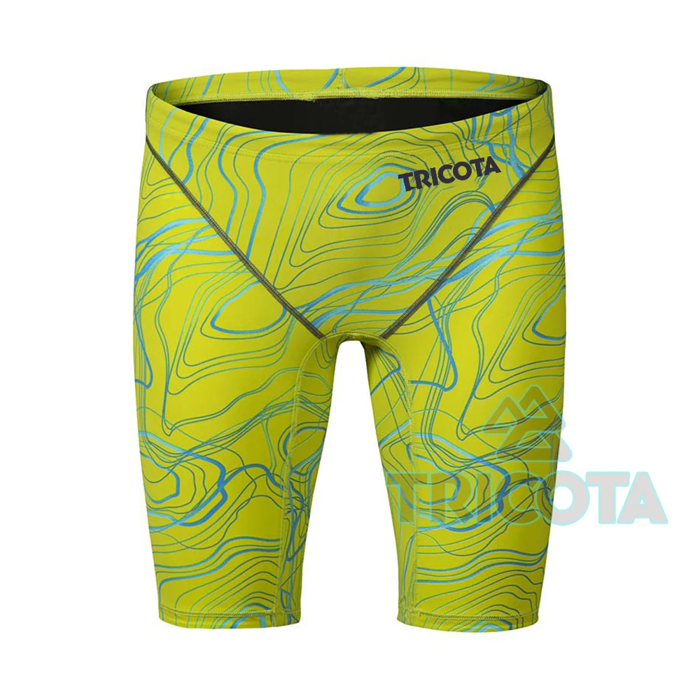 Surfing Shorts Mens Swim Jammer Beach Pants Breathable Training Endurance Practice Swimwear Team Suit Swimming Shorts Trunks Kit