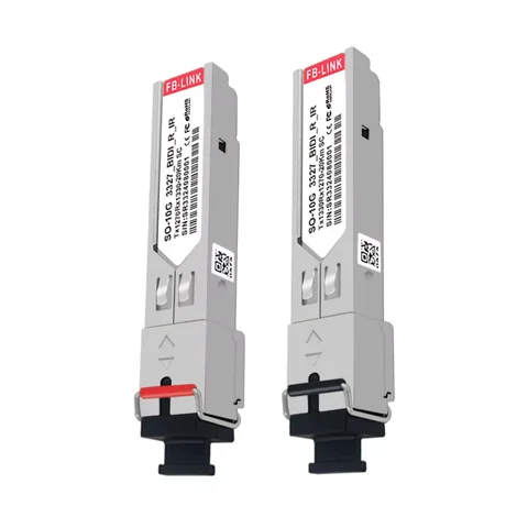 2025 핫 10G SFP+ BIDI 1270nm/1330nm 10km 20km 싱글 SC 광섬유 트랜시버 모듈 DOM, Cisco Mikrotik 스위치 호환