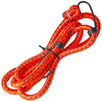 Mountain Bike Riding Rack Rope, 140cm High Elastic Rubber Luggage Bandage String, Metal Hook, for Bicycles or Electrombiles