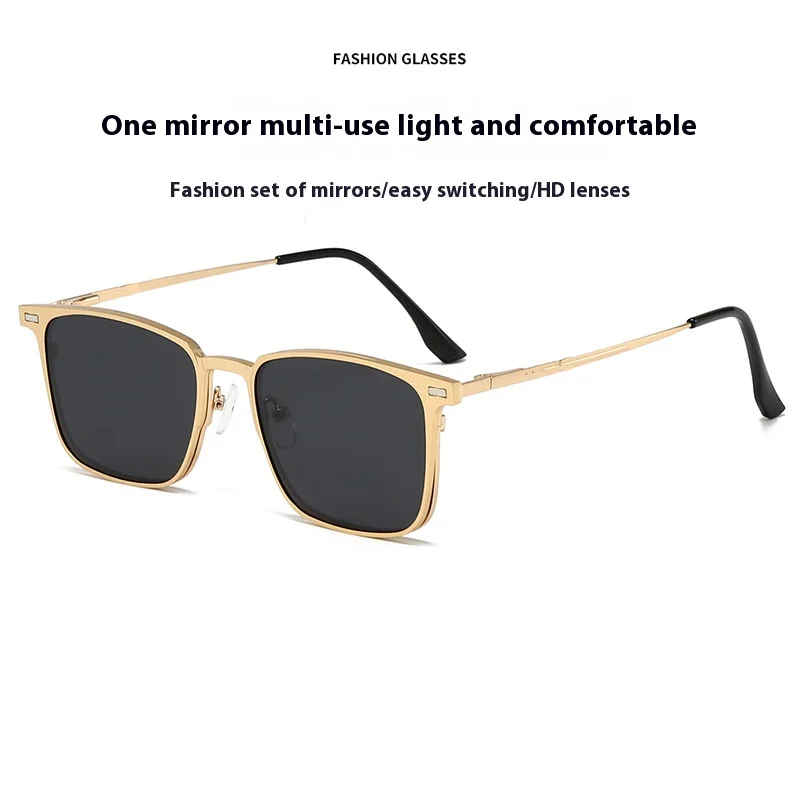 Myopia Reading Polaroid Clip on Sunglasses Prescription Progressive Multifocal Glasses Men's Outdoor Fishing Optical Glasses