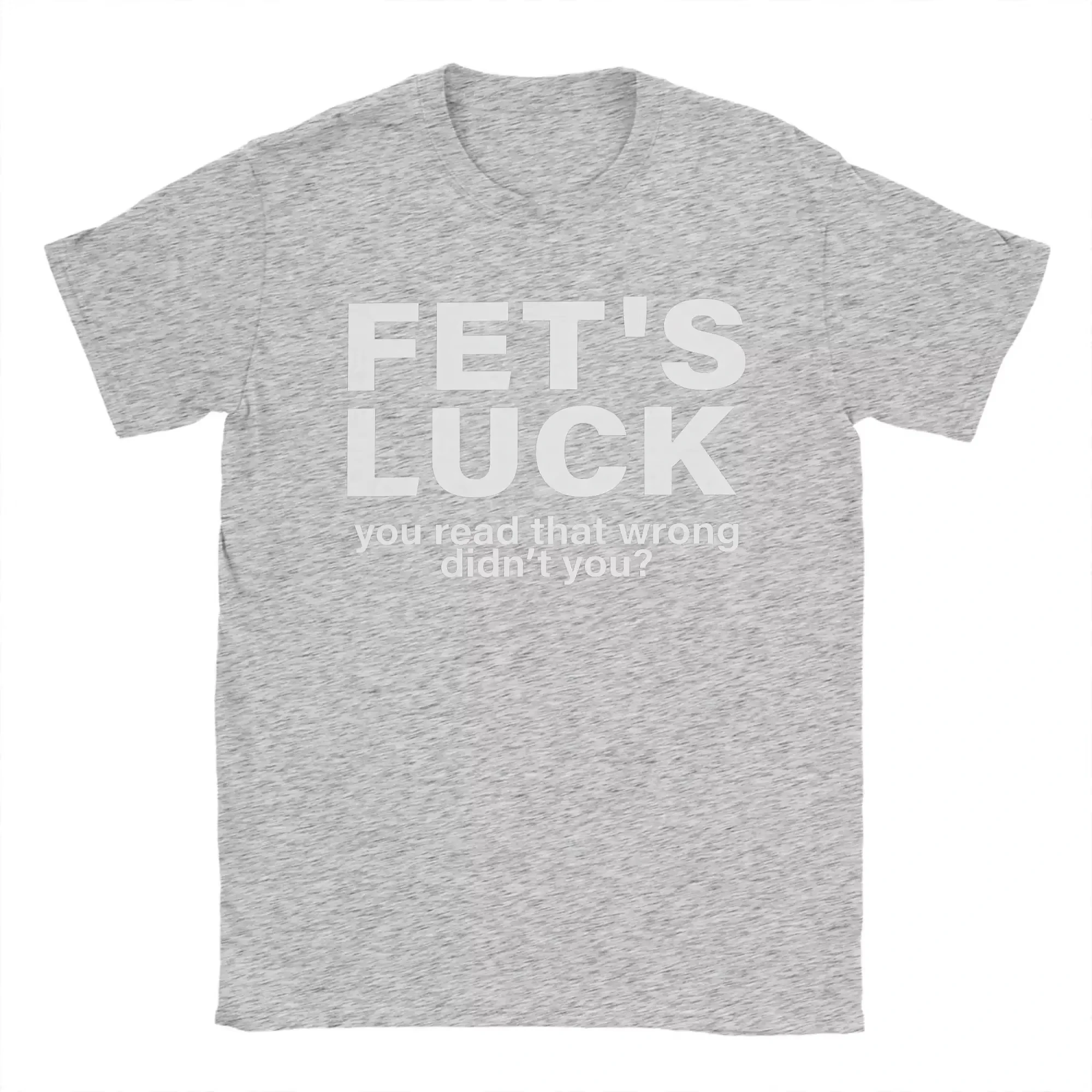 Fets Luck You Read That Wrong T-Shirt, lustige Grafik, Unisex, übergroß, Rundhalsausschnitt, Baumwolle, kurzärmelig, Y2K Streetwear Tops, heißer Verkauf – Detail 3