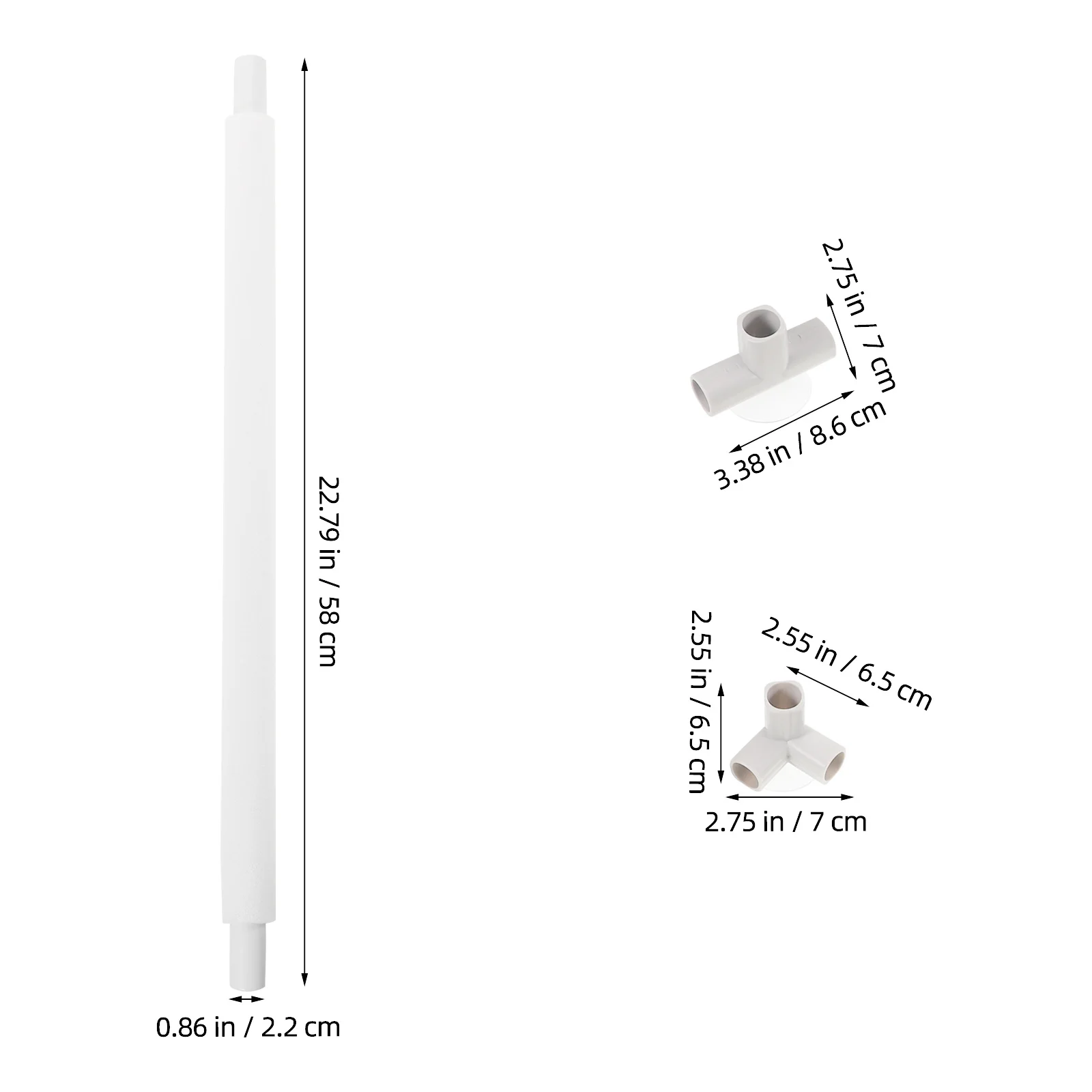 1 set 1 set tubo ferroviario di sicurezza per bambini spugna avvolta in acciaio inossidabile box asta di ricambio accessori per montaggio box infantile per