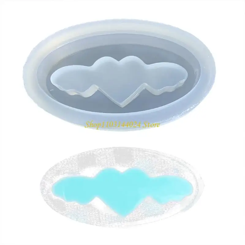 N5KE Oval Resinting Shaker Mould ، قوالب سيليكون Epoxy Quickone ، قالب شاكر الراتنج