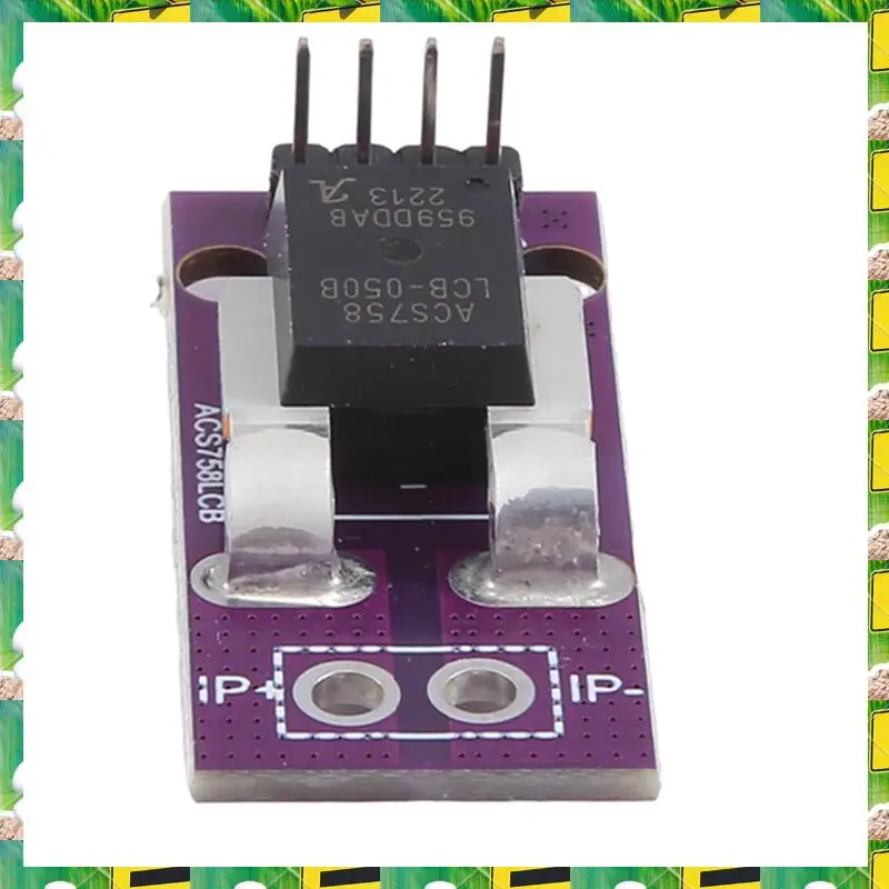 3C Electron ACS758 ACS758LCB-050B Current โมดูล Linear Hall Current Sensor PFF-T Current Detection 3-5V 50A ติดตั้งง่าย Easy T