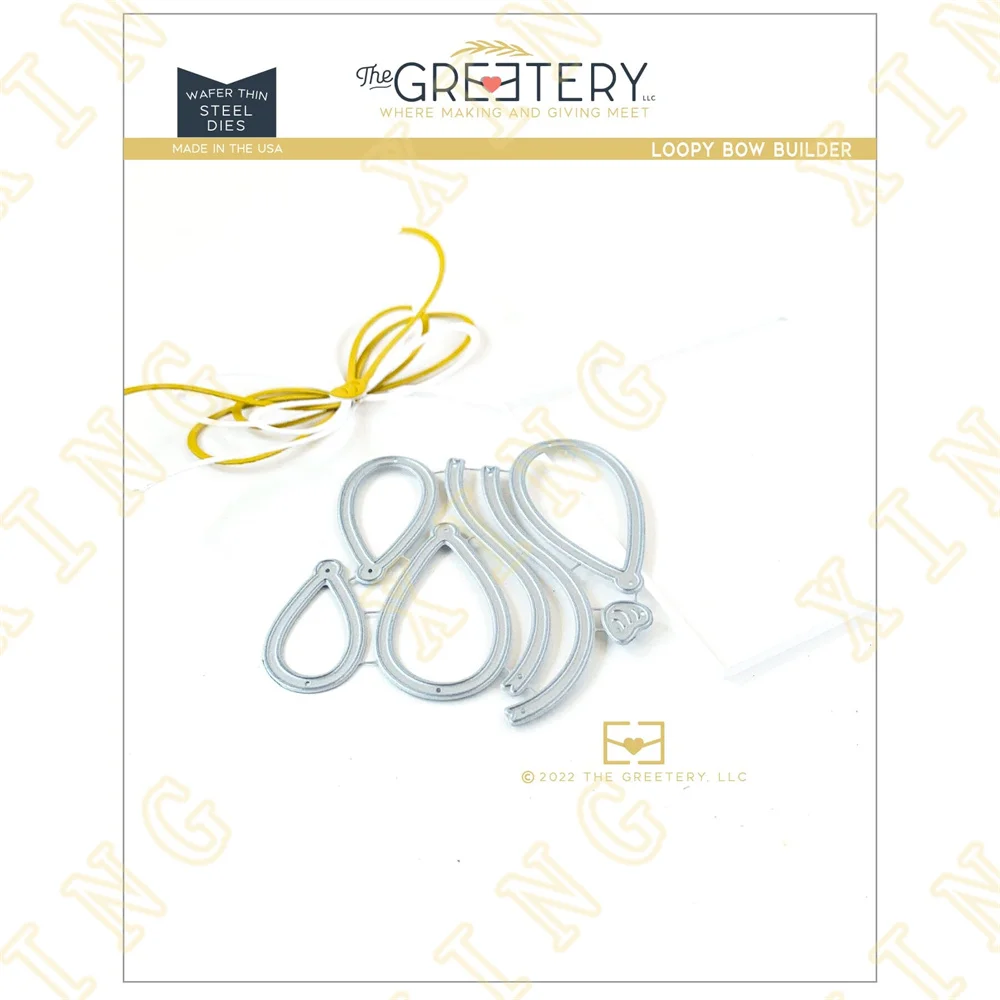 Loopy Bow Builder New Metal Cutting Dies Scrapbook Diary Decoration Stencil modello di goffratura biglietto di auguri fai da te fatto a mano