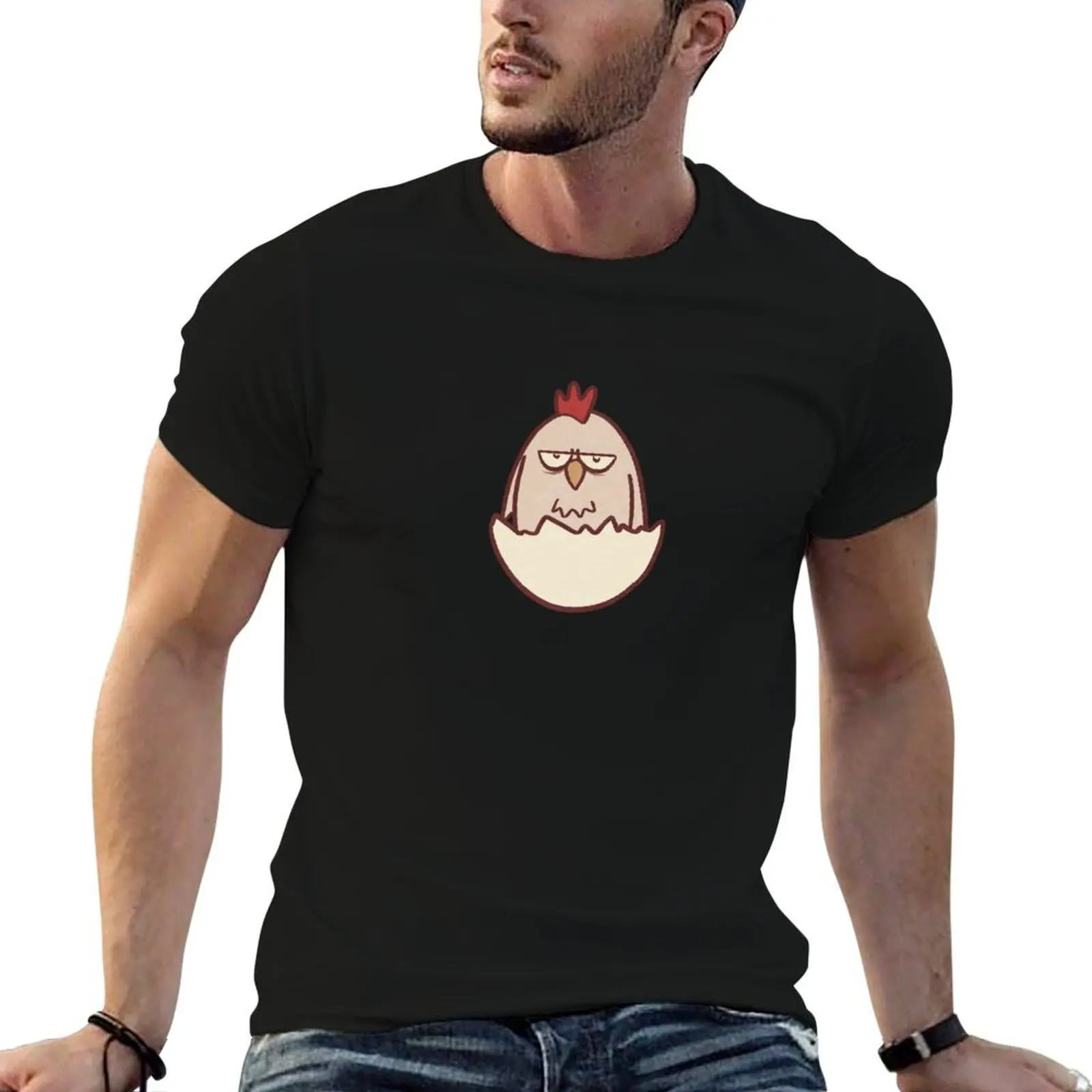 

printed Cartoon t the fit shirts for man for slim T-Shirt shirts Grumpy Chicken t essential t shirt man Gaspar