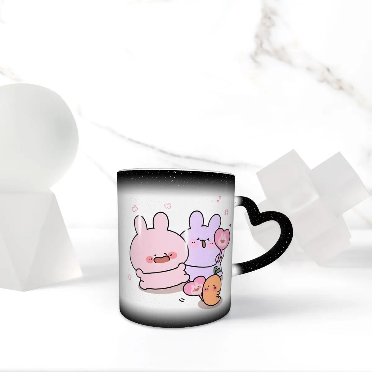 Asamimichaan Cute Asamimi Mug Funny Ceramic Coffee Cups Tea Mugs Milk Cup Drinkware Gift for Woman Man