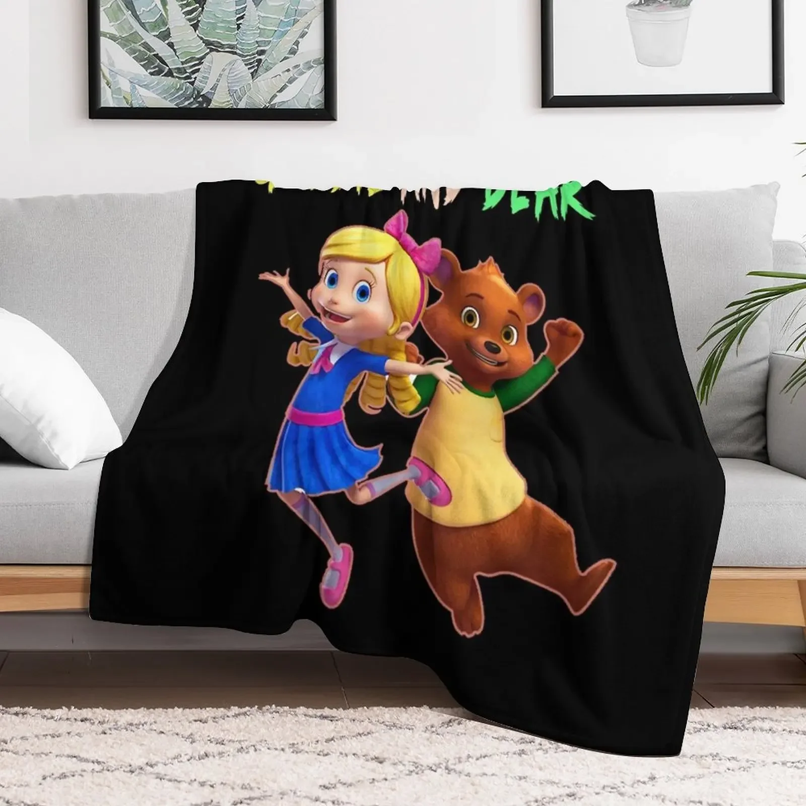 Goldie and Bear stuffed animalscostume gift for Fans goldie and bear birthday party ideas Throw Blanket Thin Retros Blankets