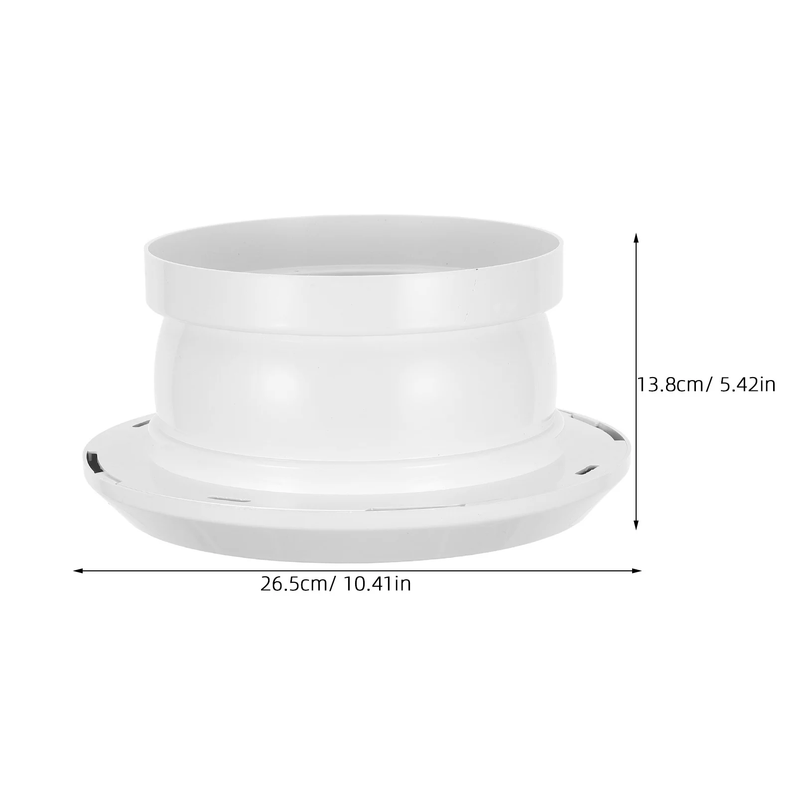 8 بوصة سقف مستدير الناشر البلاستيك غطاء فتحة التهوية منفذ كروية للمكاتب المراحل غطاء التهوية التيار المتردد المركزي- #5