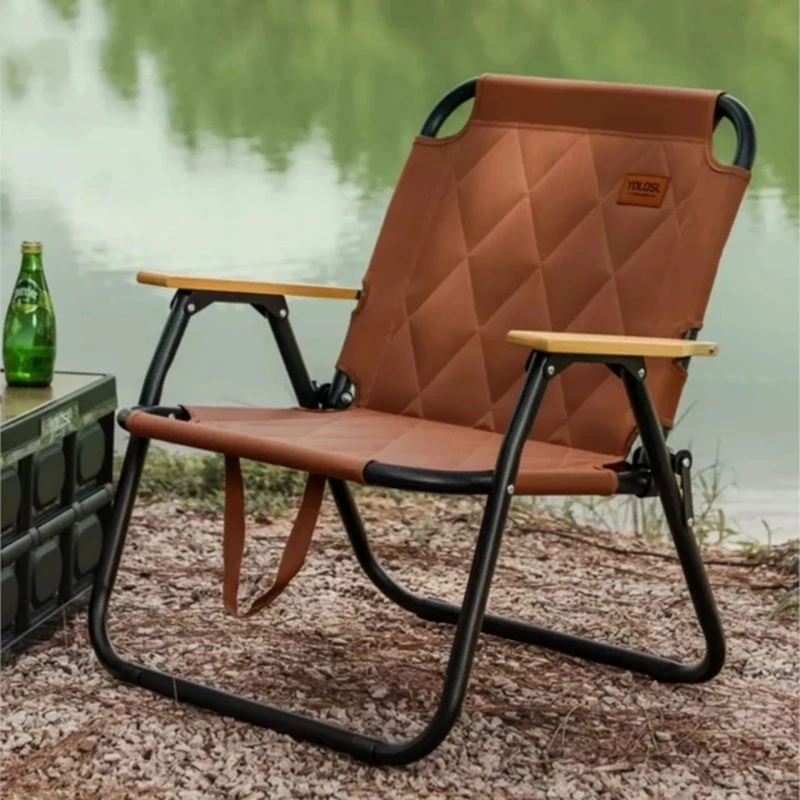 Outdoor Folding Chair Kemite Style Chair Picnic Fishing Chair Camping Portable And Practical Beach Chair Hot Sale 2024