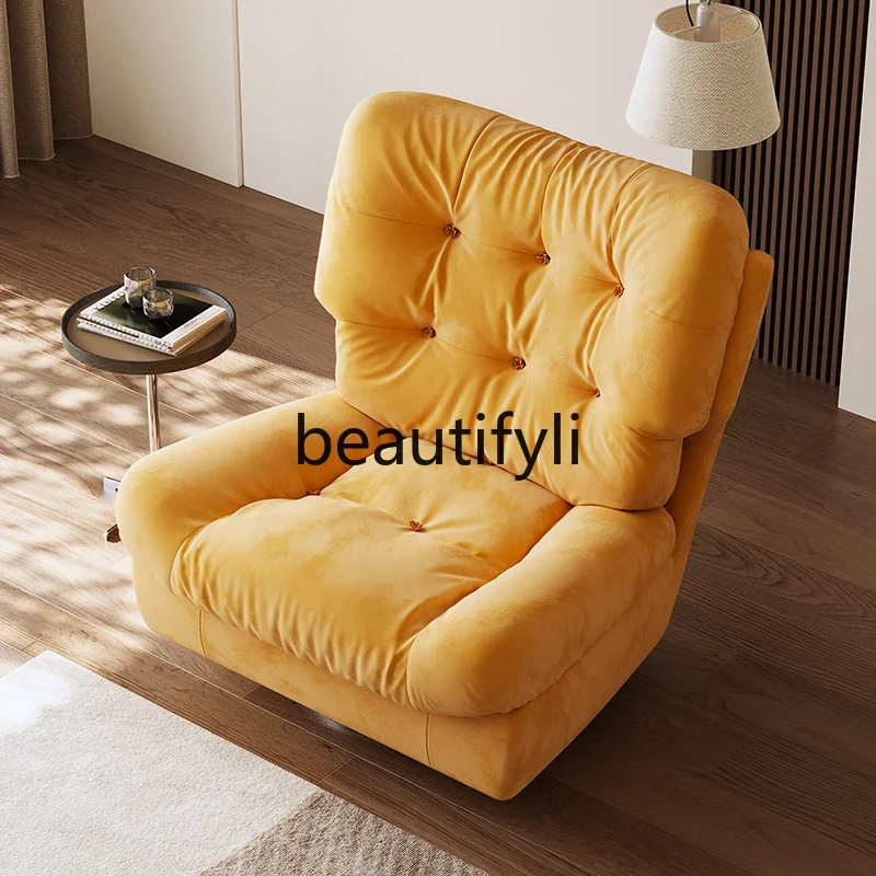 

Minimalist Cloud Single Sofa Chair Modern Rotatable Leisure Chair Living Room Lounge Chair