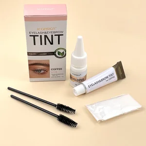 3 Farben Wimpern Augenbrauen Tinktur Matiz Quick Kit Matiz Augenbrauenfarbe Eyebrow -Creme Henna Mascara Make -up -Werkzeug 8 Hauptverkäufe Lösungsmittel Tinte - №1