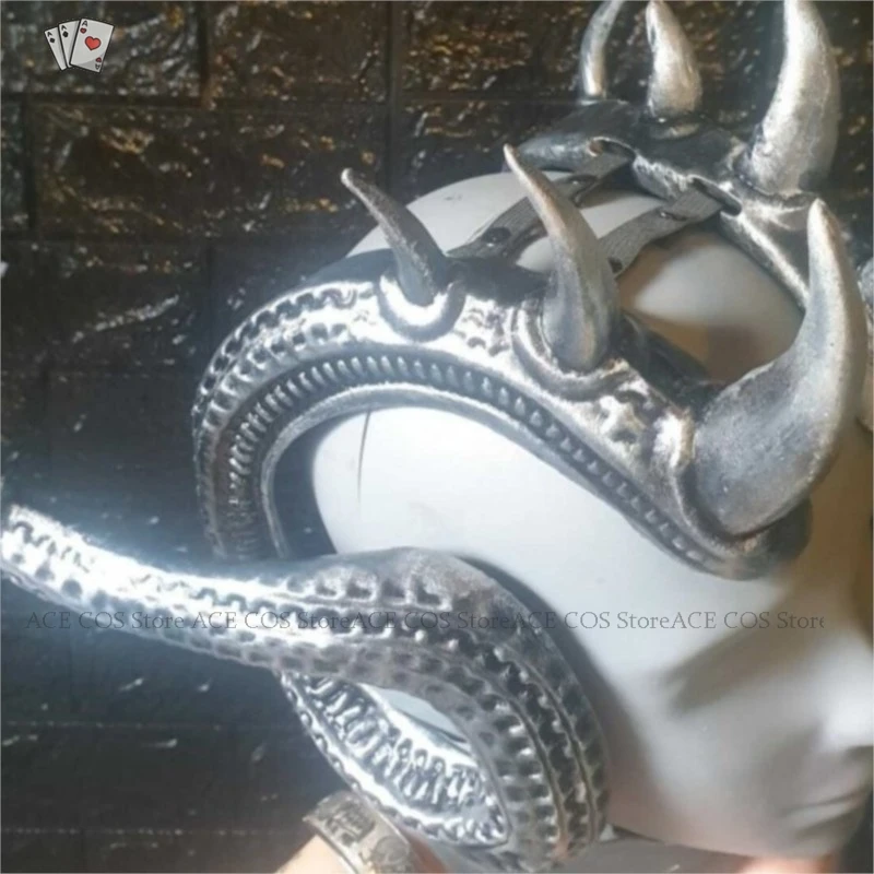 

disfraz Handmade Sheep Horn Headband Hairband Accessory Demon Evil Gothic Lolita Cosplay Halloween Headwear fille コスプレ