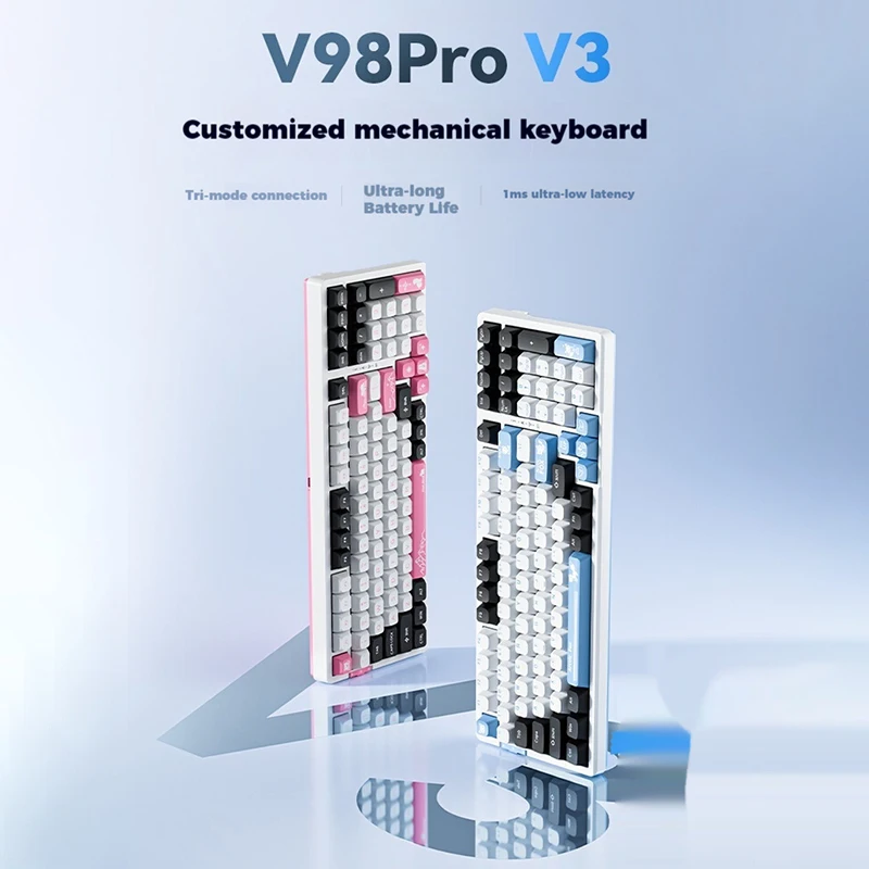 

VGN V98Pro V3 Wireless Mechanical Gaming Keyboard Customized Hot Plug ROG Third Mock Exam Launch Computer Peripherals