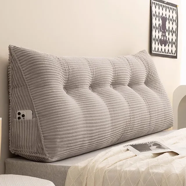 

Soft Covered Bede Pillow Large Barest Cuion Tat Bede Winter e Detachable Waable Modern Simple Sle Hom...