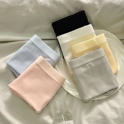 6PCS Teens Girls Cotton Antibacterial Panties Kid Thin Soft Breathable Briefs 9+y Young Child Underwears Solid Baby Cute Knicker