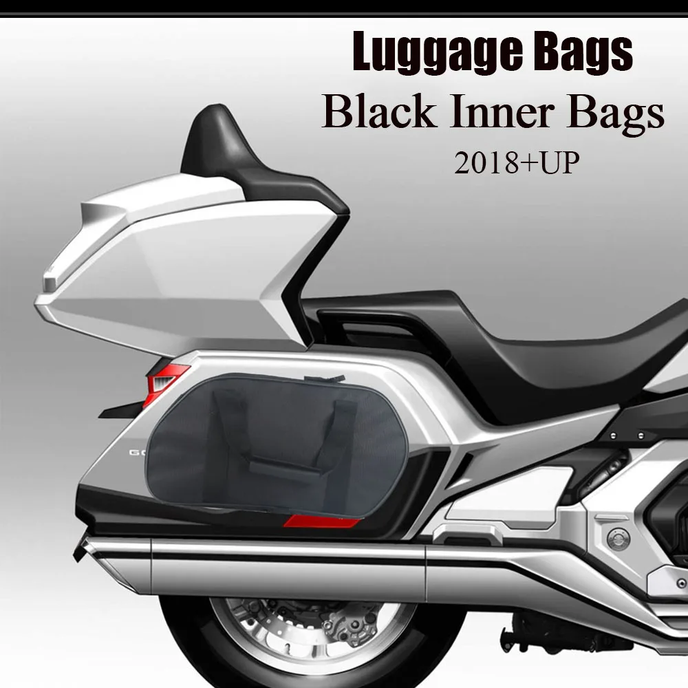 Motorcycle Side Luggage Bags Black Inner Bags New Accessories For Honda Goldwing GL1800 F6B GL1800 2018+UP