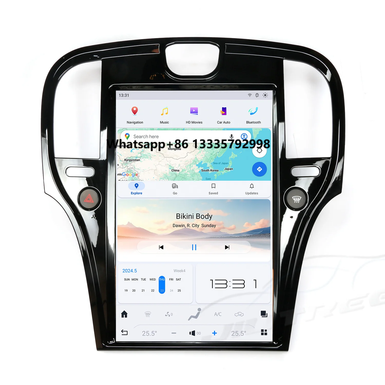 

14.4 Inch Car Radio Android 13 Car CD Stereo for Chrysler 300C 2015-2020 Carplay Navigation HeadUnit Multimedia Player