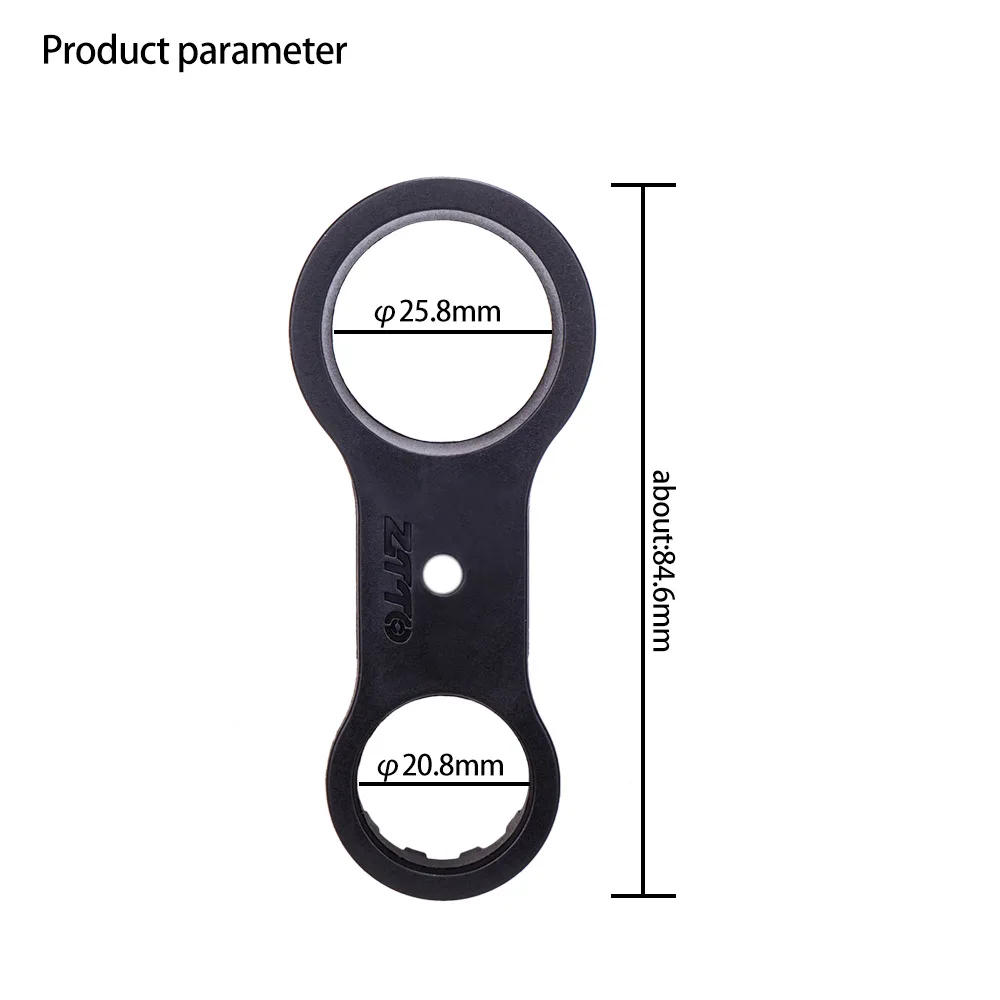 ZTTO-MTB Bicicleta Frente Fork Cap Wrench, Spanner para SR Suntour XCR XCT RST XCM, Ferramentas De Desmontagem ABS, Ferramenta De Reparo De Ciclismo