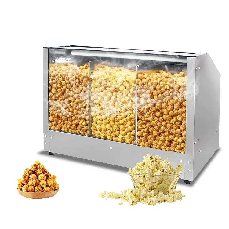 Snackmachines Commerciële Popcorn Warmer Machine Popcorn Makers En Karamel Popcorn Machine Vitrinekast