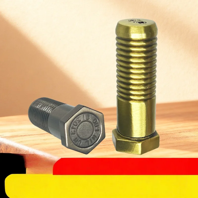 Industrial Screw Bolt Lighter, Unique Metal Design, Refillable, Conversation Starter for Smokers Smoking Accessories