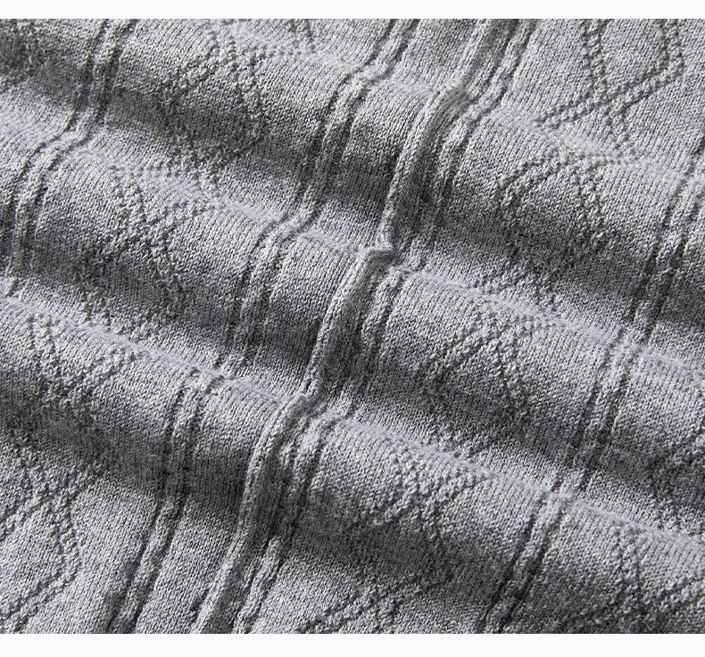 Luxuriöses, gestricktes 100% Baumwoll-Poloshirt für Herren, kurzärmelig, neu, Jacquard, weich, atmungsaktiv, modisch, hochwertig, einfarbig, lässiges T-Shirt. – Detail 17