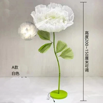 Seidenblume mit automatischer Öffnungs- und Schließfunktion, mechanische Kunstblumen für Hochzeiten, Veranstaltungen, Bühnen, Fensterdekoration, Weihnachtsfeiern und Heimdekoration. – Detail 18