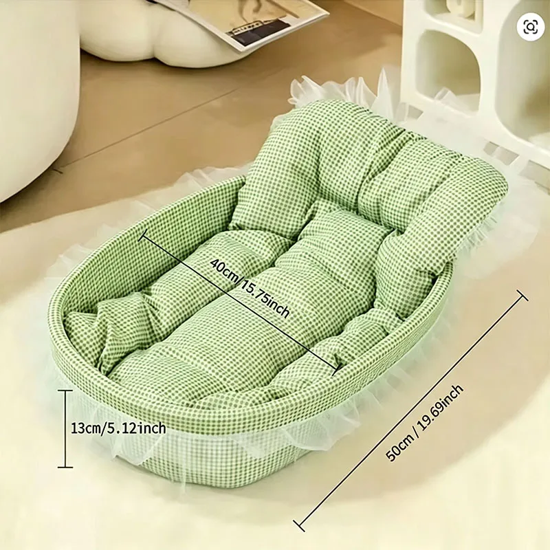 1pc Cute Princess Cat Litter All Seasons Universal Non Sticky Mat Pet Sofa Dog Bed Small And Medium Cats And Dogs Pet Supplies