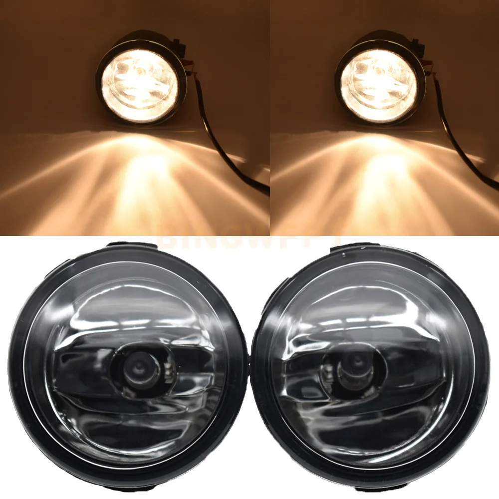 2PCS Fog Light + Daytime Running Light Car Front Bumper LED Fog Lamp For Nissan Patrol 3 III Y62 2010 2011 2012 2013 2014 2015