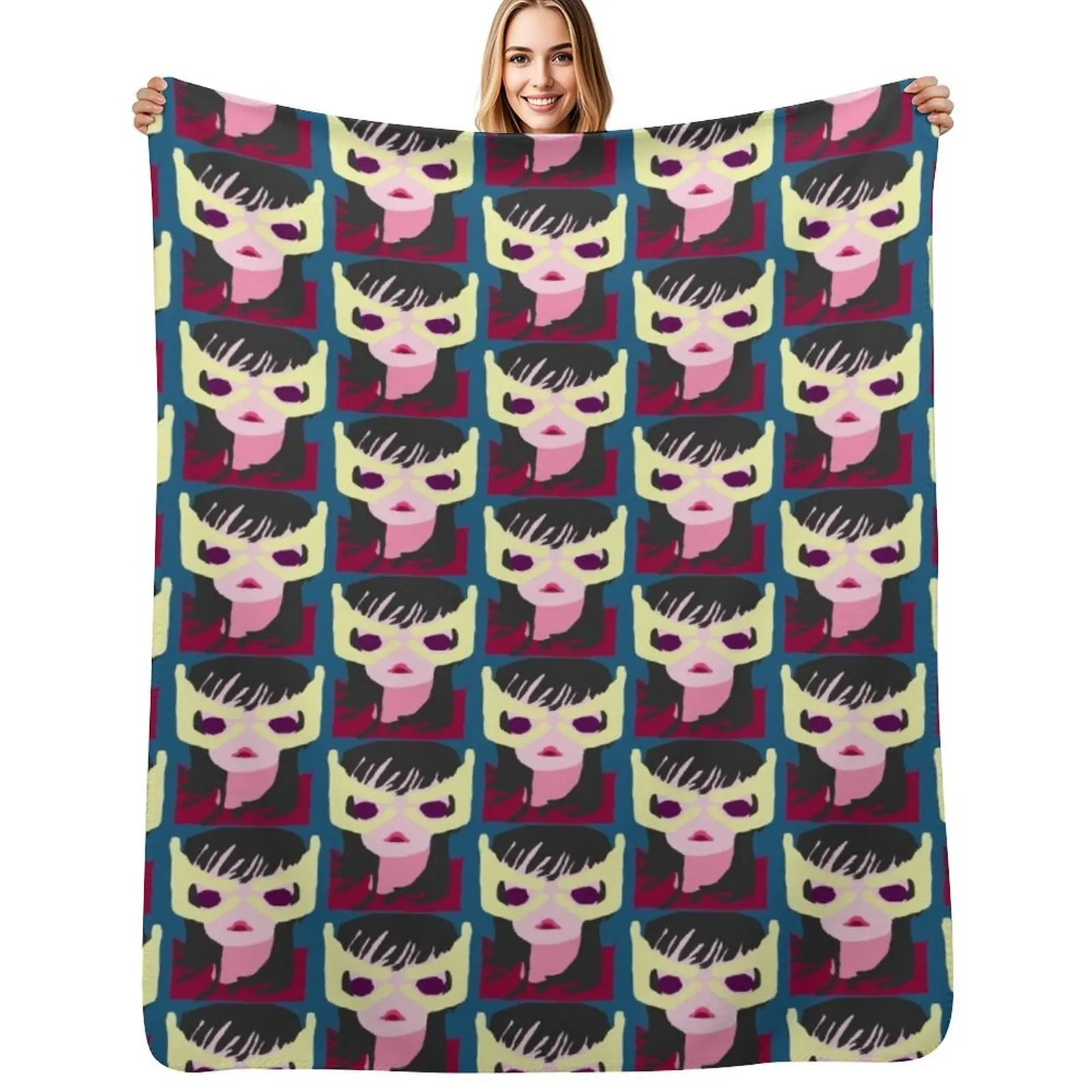 

Aya Takano Throw Blanket Stylish Decor Blanket Gift for Friends Roommate